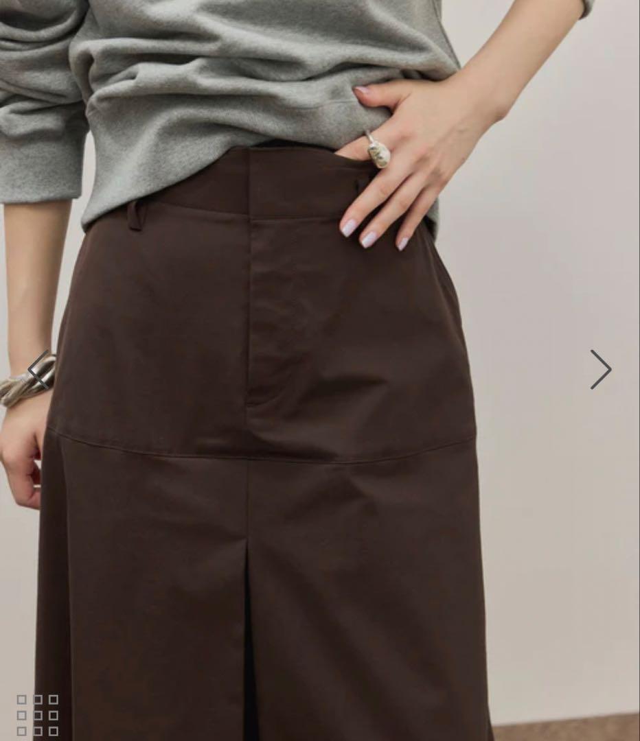 まなつ様【ほぼ未使用】アダムエロペ　ワイドフレアスカート38サイズ