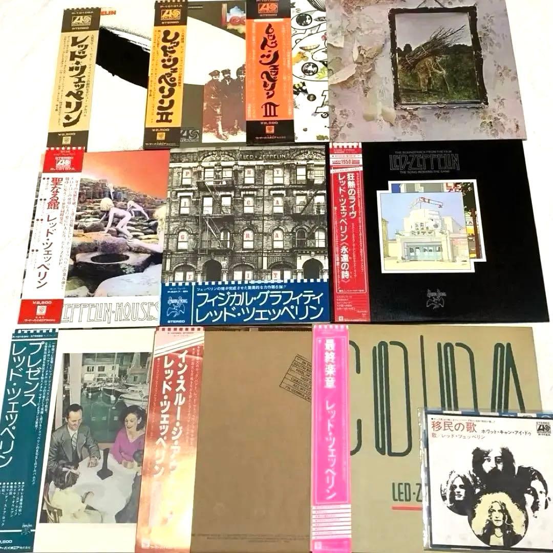 Led Zeppelin 日本盤LP 10セット14枚　EP盤1枚　ポスター1枚
