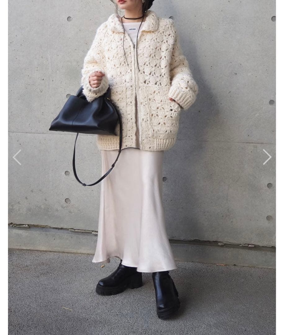 m*a様 LAULEN double zip crochet knit card