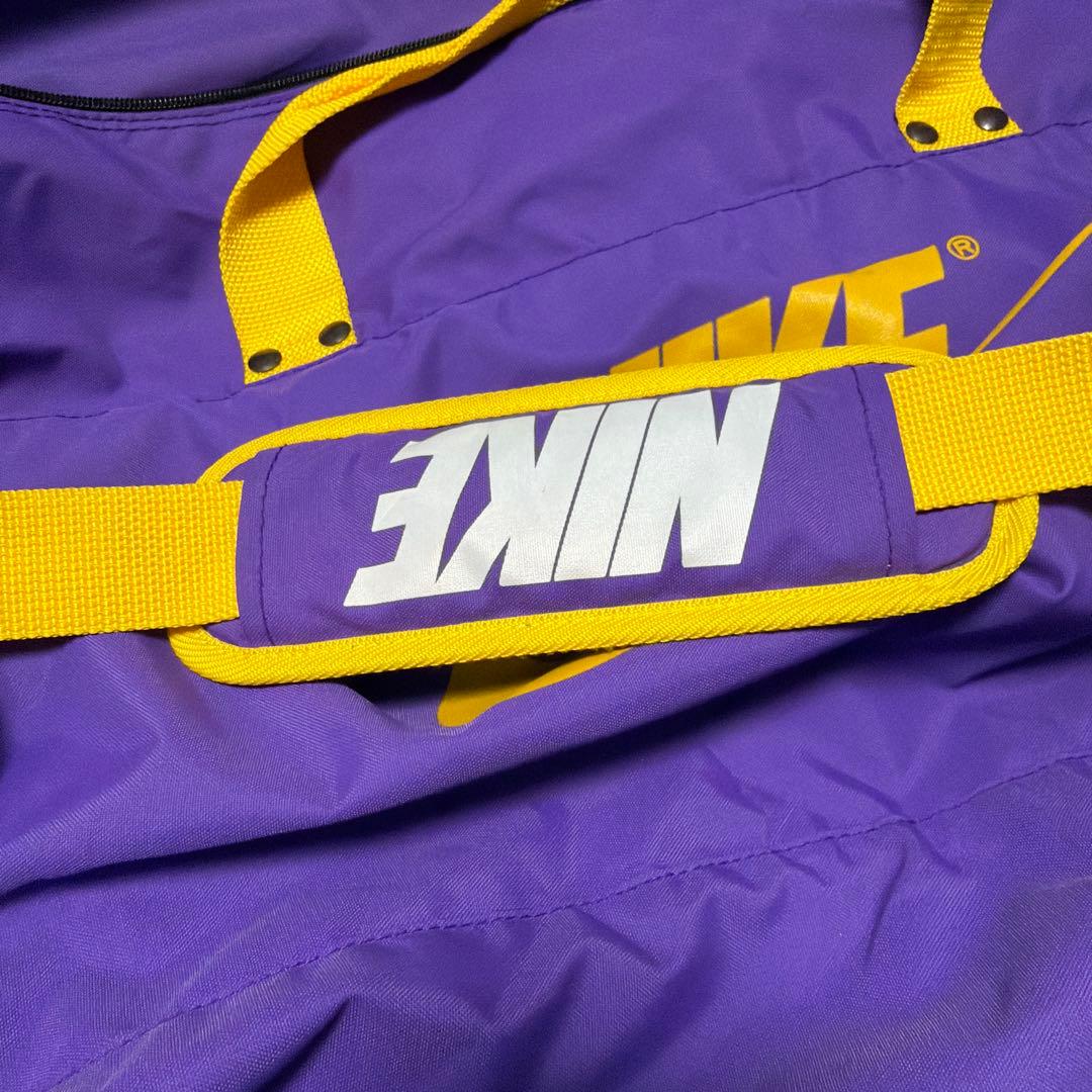 ナイキ　90s ドラムバック　Lakers レイカーズカラー