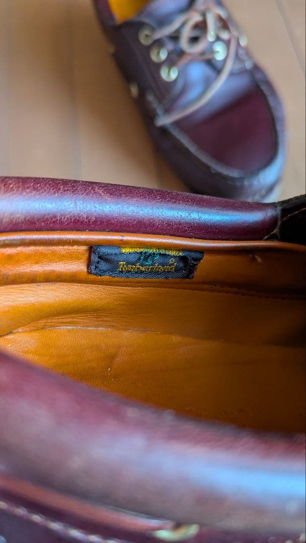 Timberland デッキシューズ 3eye バーガンディ US10