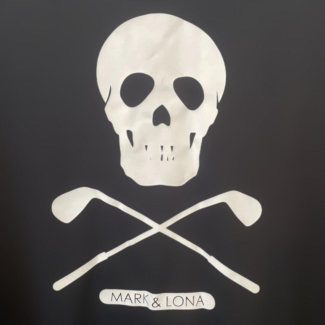 MARK&LONA マークアンドロナ　モックネック　長袖シャツ　黒　M Lゴルフ