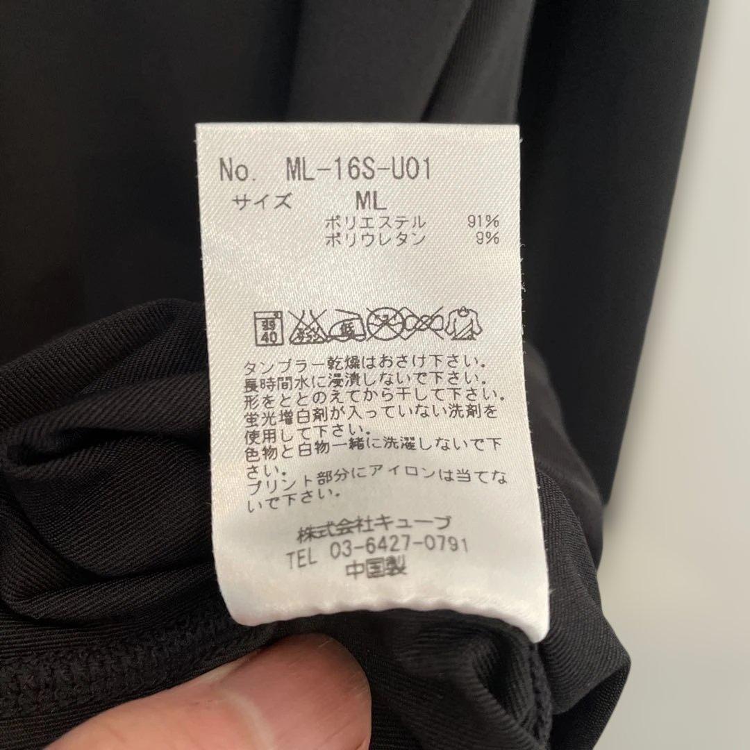 MARK&LONA マークアンドロナ　モックネック　長袖シャツ　黒　M Lゴルフ