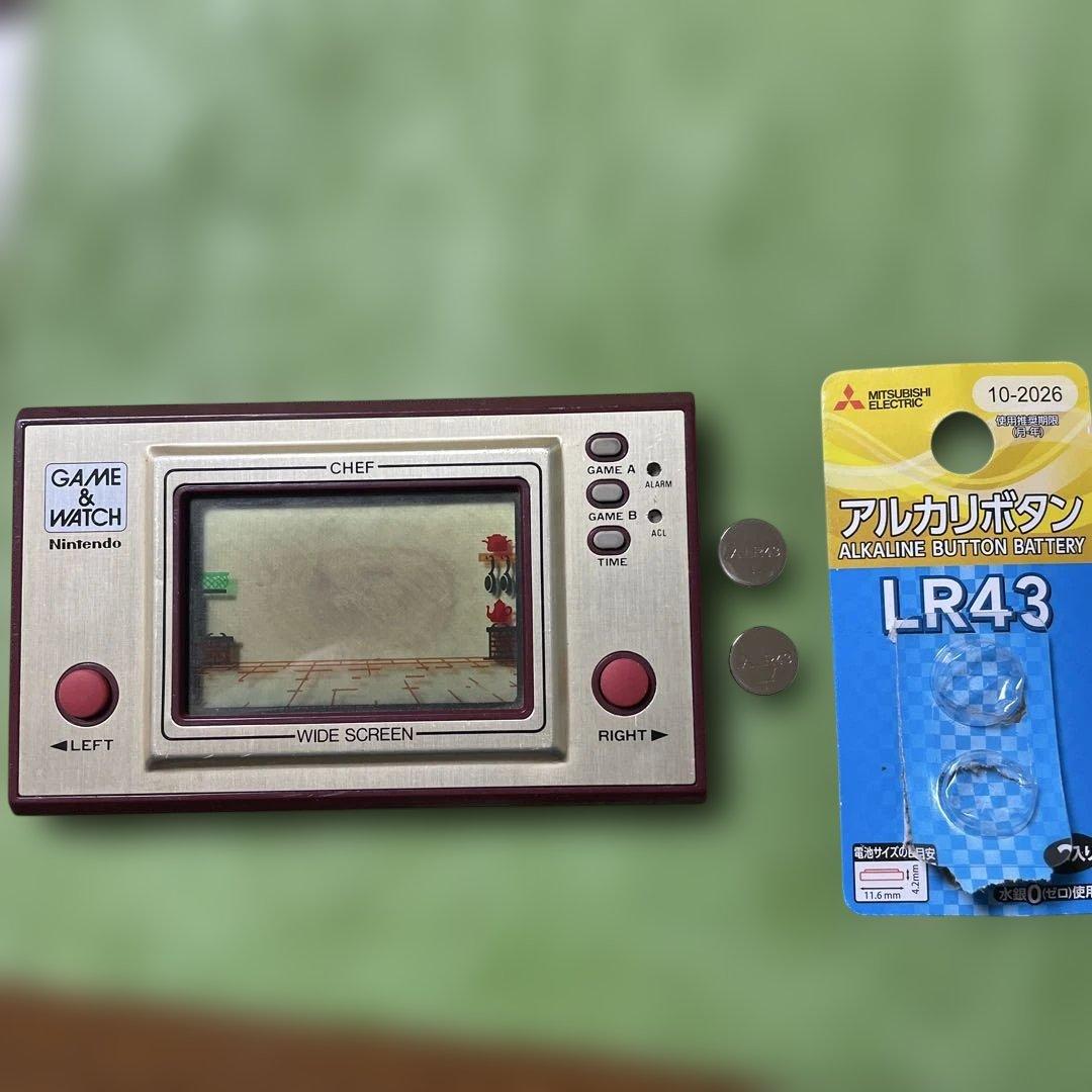 ゲーム&ウォッチ Chef 1981年製、です！ 音が鳴りませんが、遊べますよ！