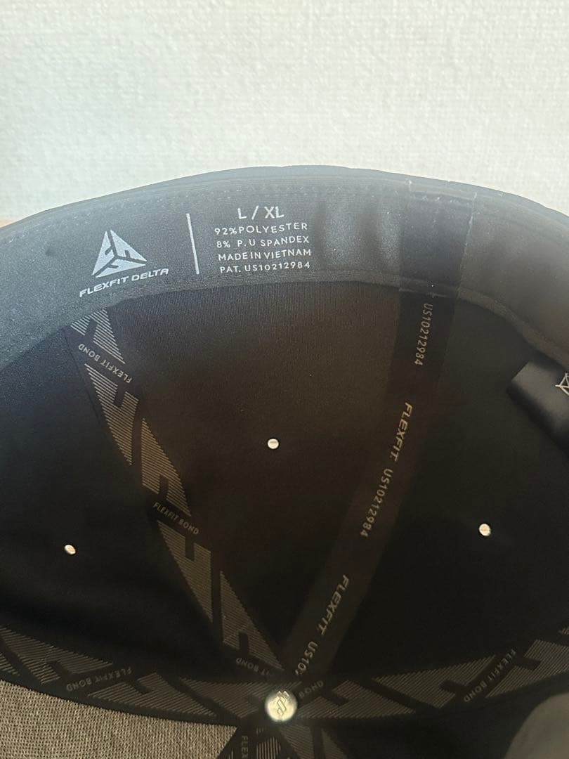 TFW49 キャップ 2点セット FLEXFIT 白 黒　Ｌ/XL