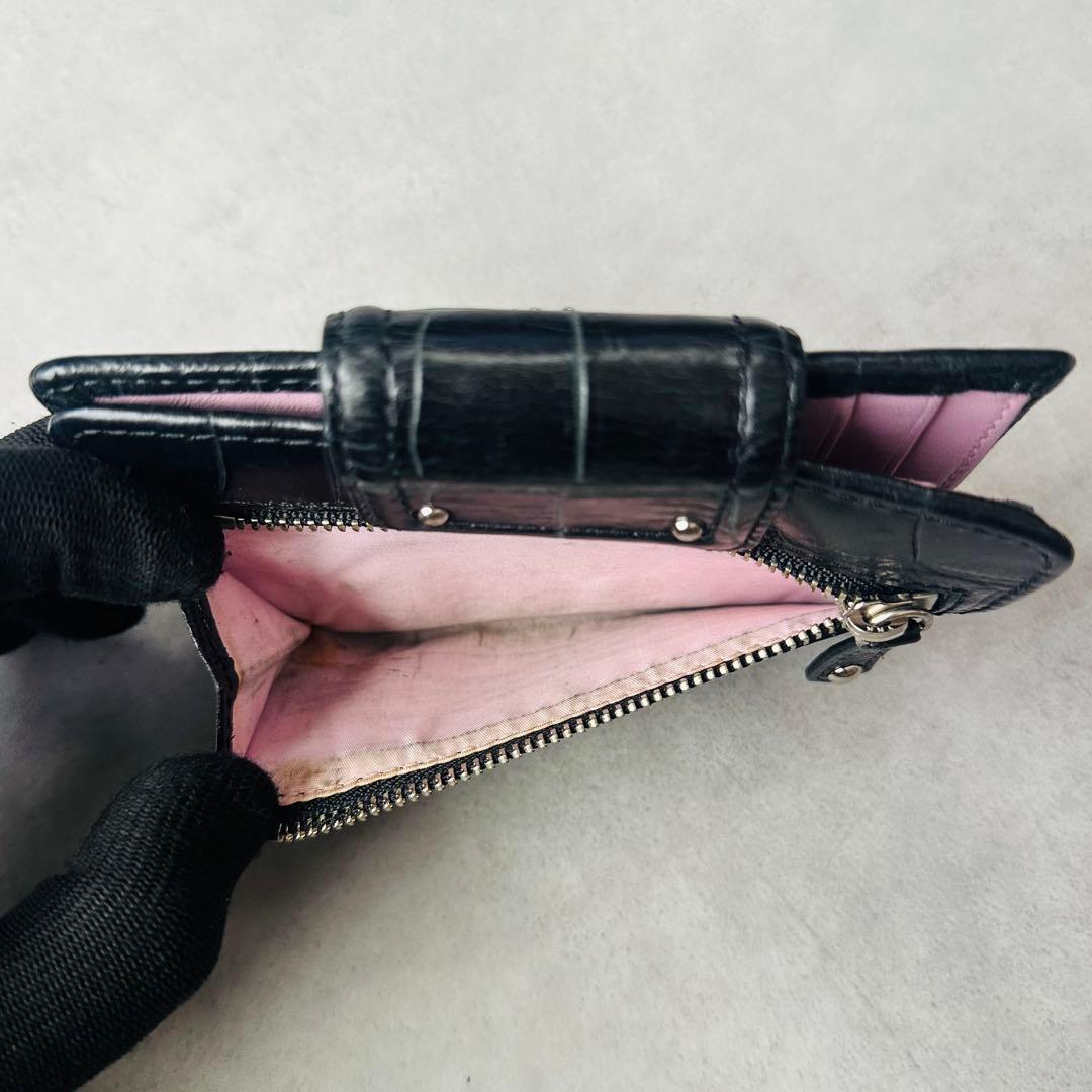 小物 Y2K COACH Madison Bifold wallet BLACK
