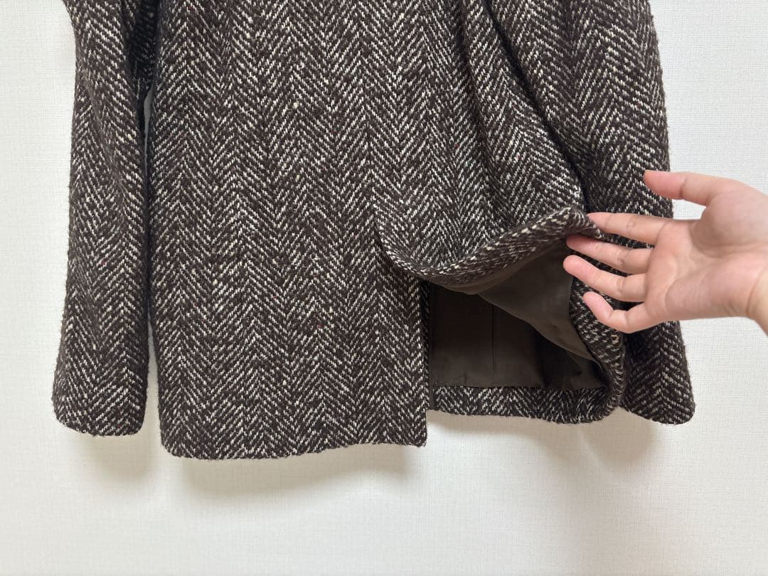 ロンハーマン購入 LUDLOW ラドロー ヘリンボーンジャケット ブラウン 美品
