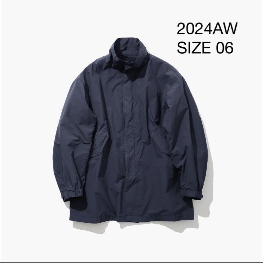 ATON 2024AWショートモッズコート チャコールグレー 06