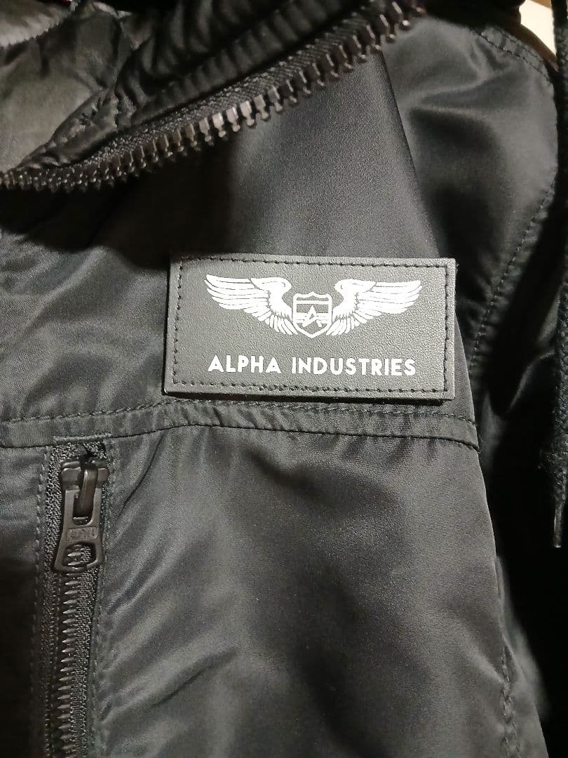 ALPHA INDUSTRIES MA-1 ブラック Lサイズ