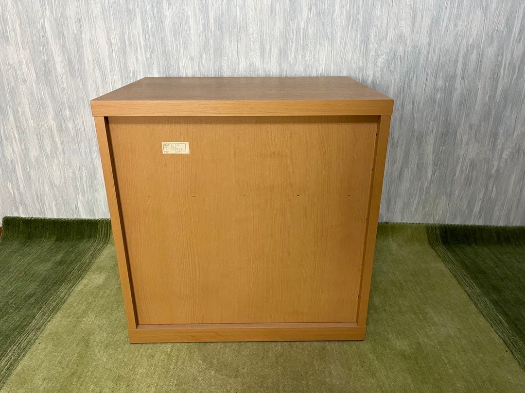 ナチュラルウッド 3段チェスト