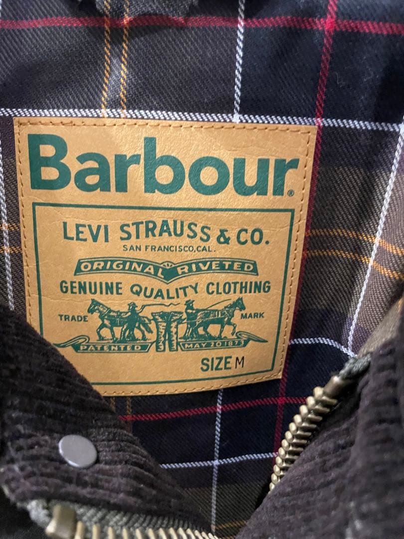ジャケット・アウター Levi's x Barbour TYPE II WAXED JACKET M