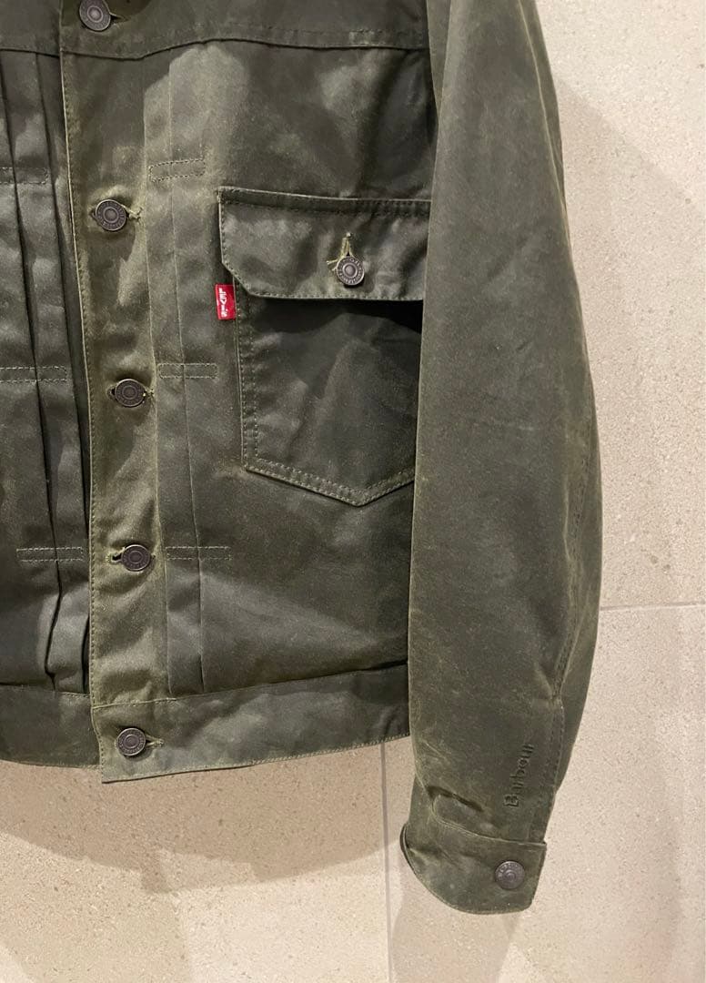 ジャケット・アウター Levi's x Barbour TYPE II WAXED JACKET M