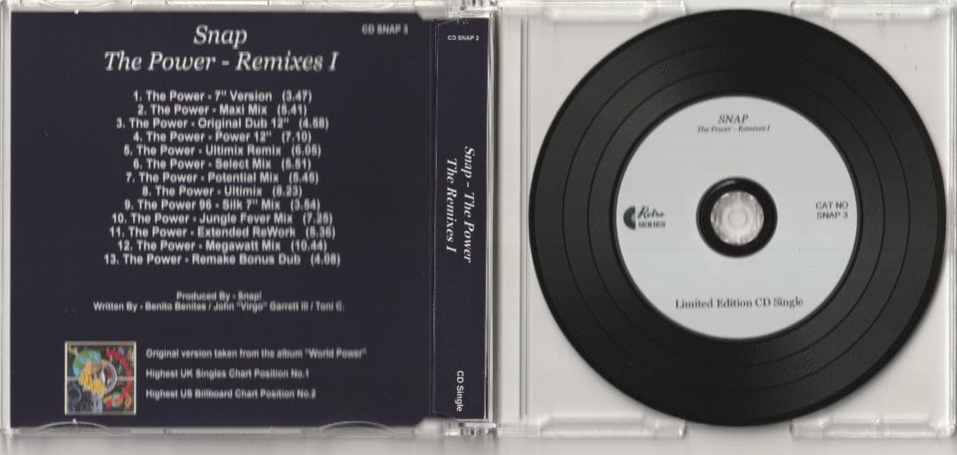 SNAP　The Power REMIXES　13リミックス収録　貴重 CD