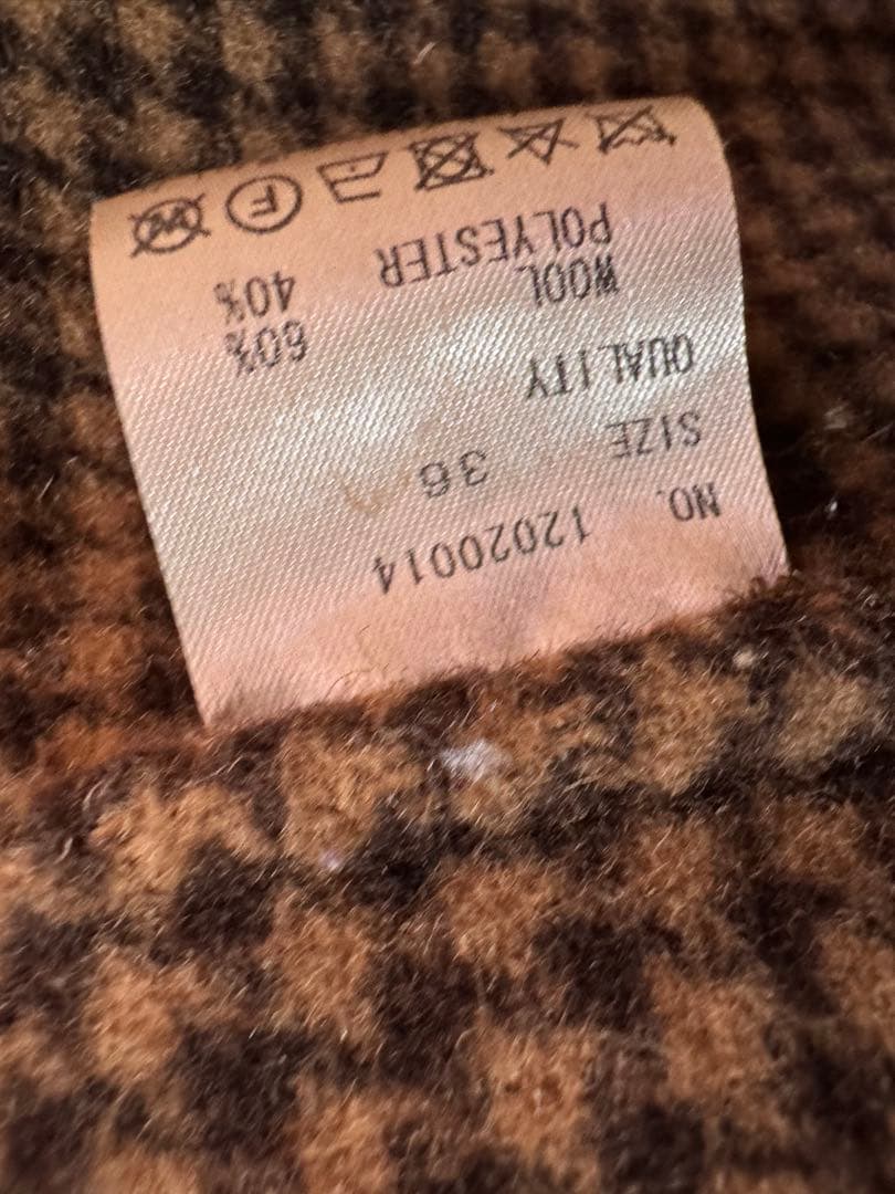 todayfulオーバーチェックコート36