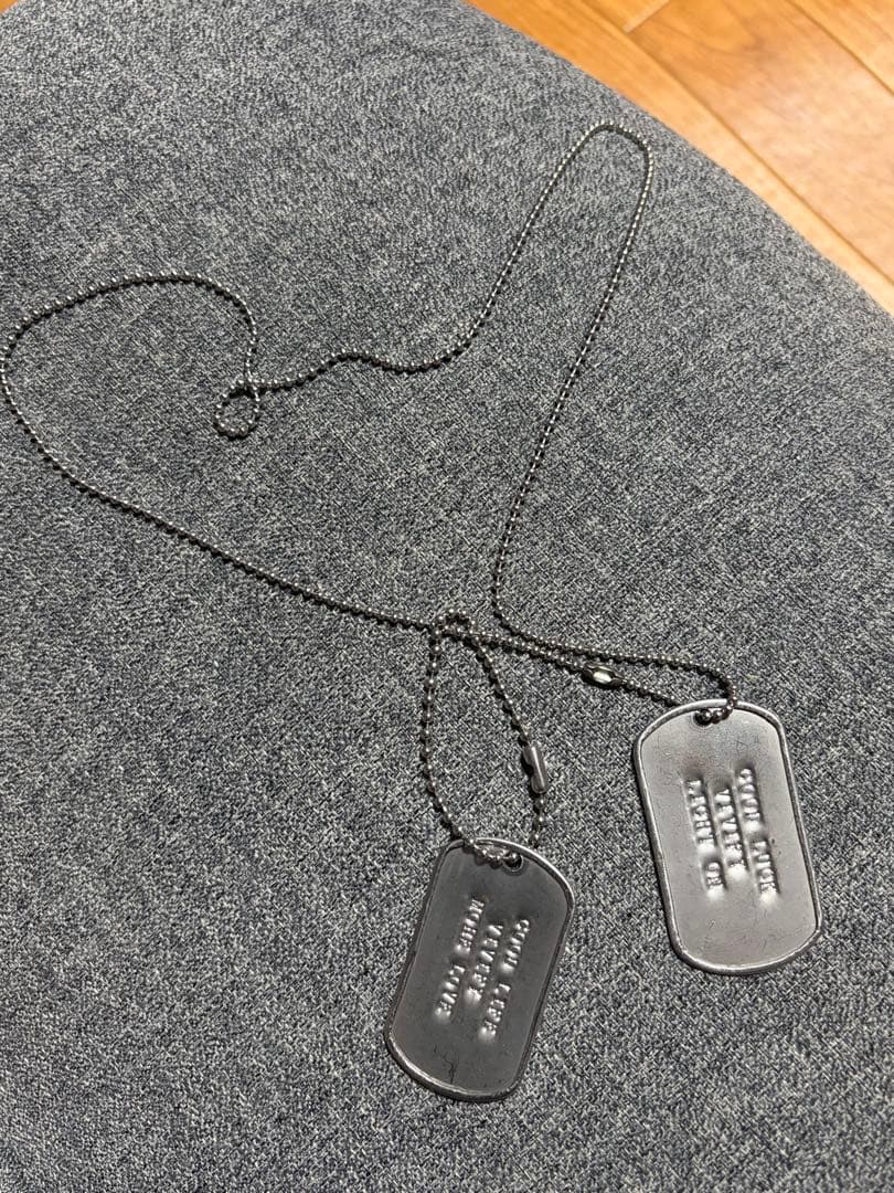 山田蓮愛用 Dog Tag 2連