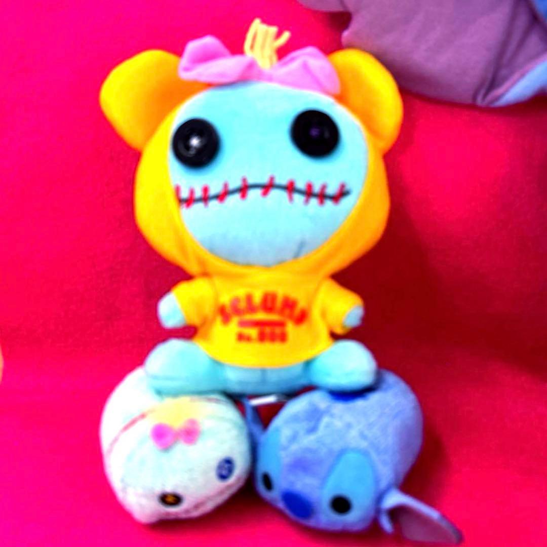 スティッチ　スクランプ ぬいぐるみ Stitch ディズニー　激レア　4点セット