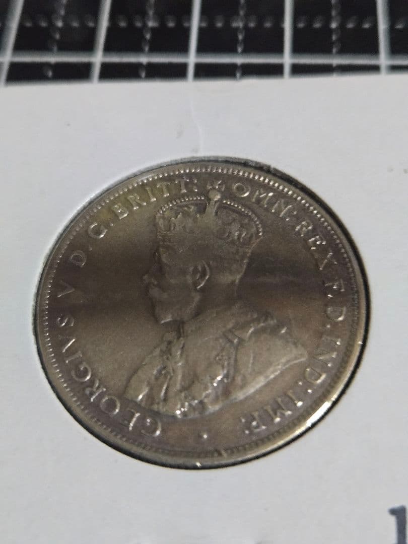 1936年 オーストラリア フローリン 銀貨 ジョージ5世 イギリス
