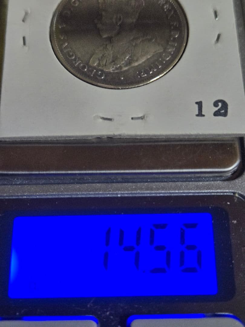1936年 オーストラリア フローリン 銀貨 ジョージ5世 イギリス