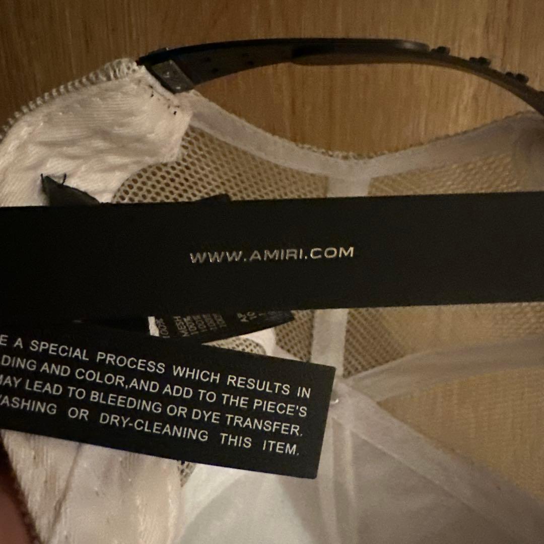 り*ま様 AMIRI ホワイトキャップ