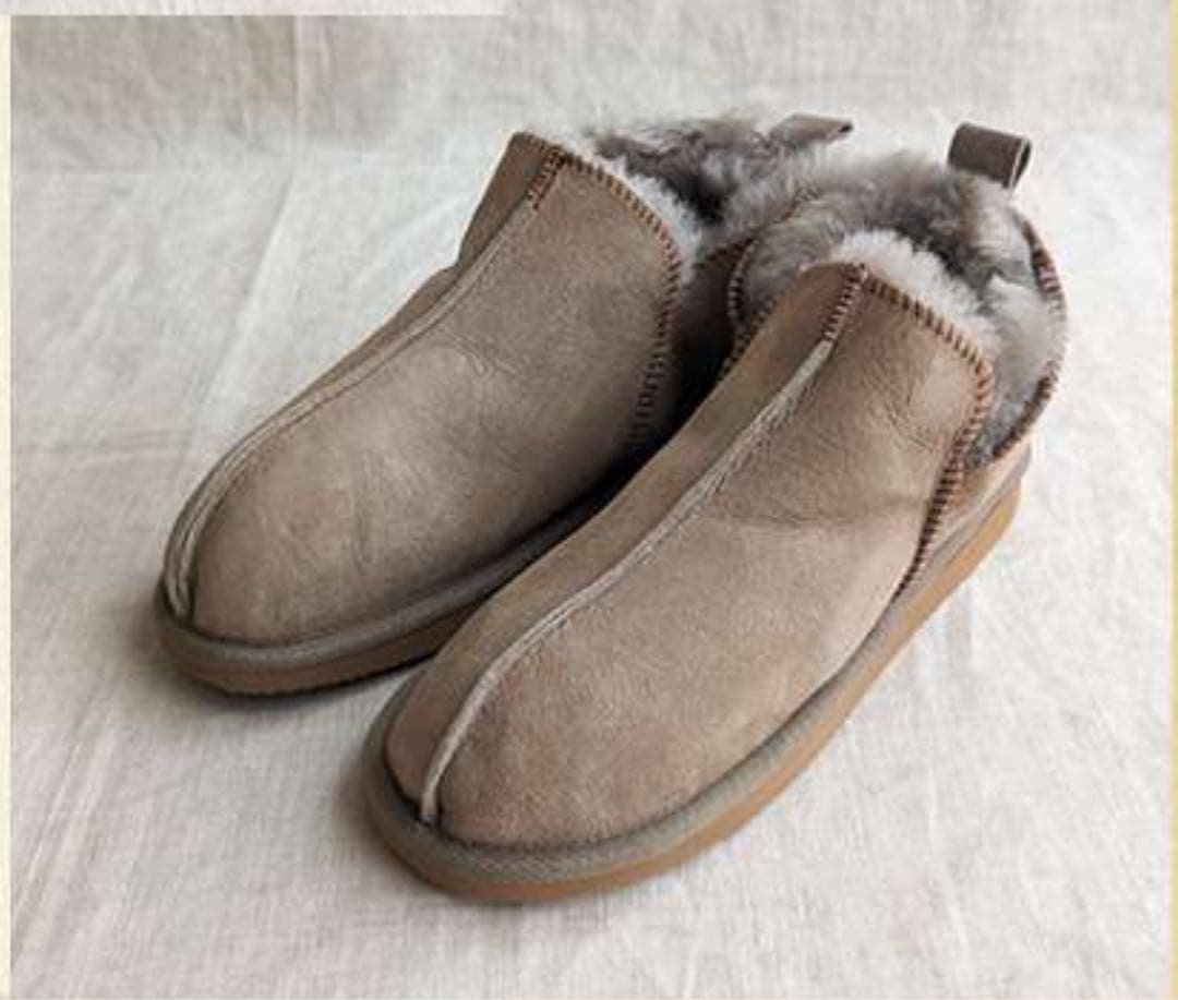 【未使用品】SHEPHERD SHEEPSKIN ムートンアンクルブーツ　37