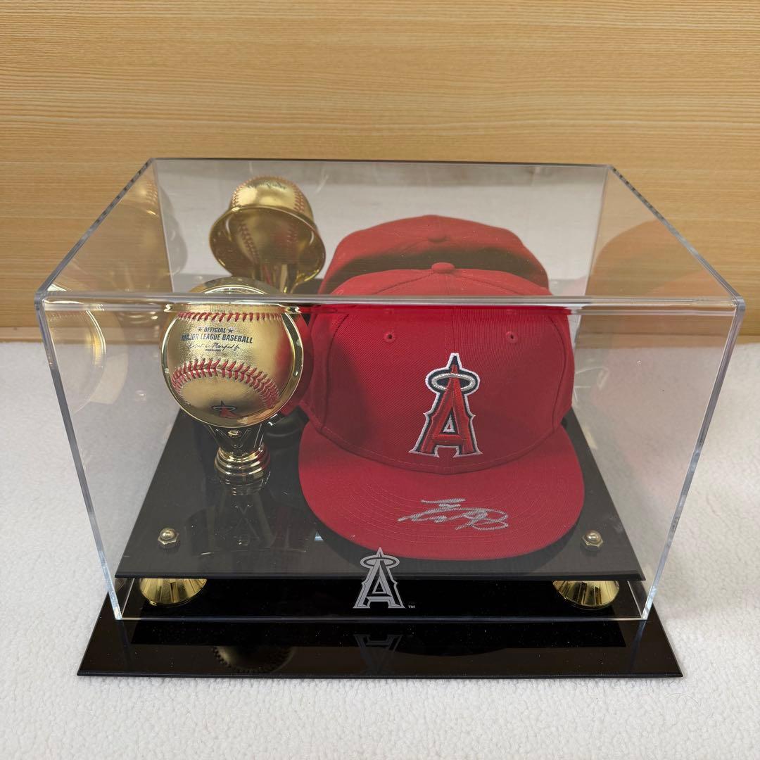 大谷翔平 直筆サイン キャップ エンゼルス MVP 二刀流 MLB 公認