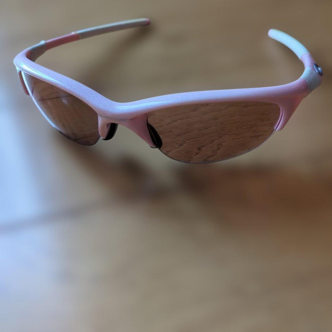 Oakley スポーツ用サングラス ピンク/ホワイト
