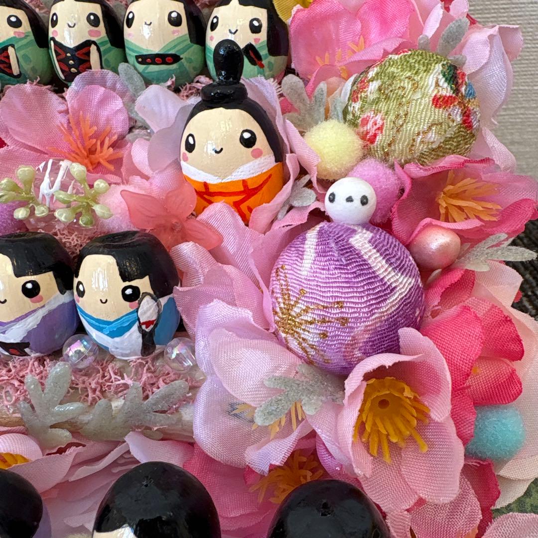 【一点もの】ひな☆ひな祭りの飾り