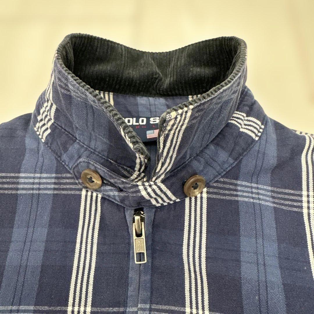 90s Ralph Lauren【PORO SPORT】チェック スイングトップ