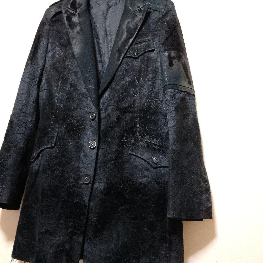 Roen 07AW ミラノコレクション ディアスキン切替ジャケット ミリタリー